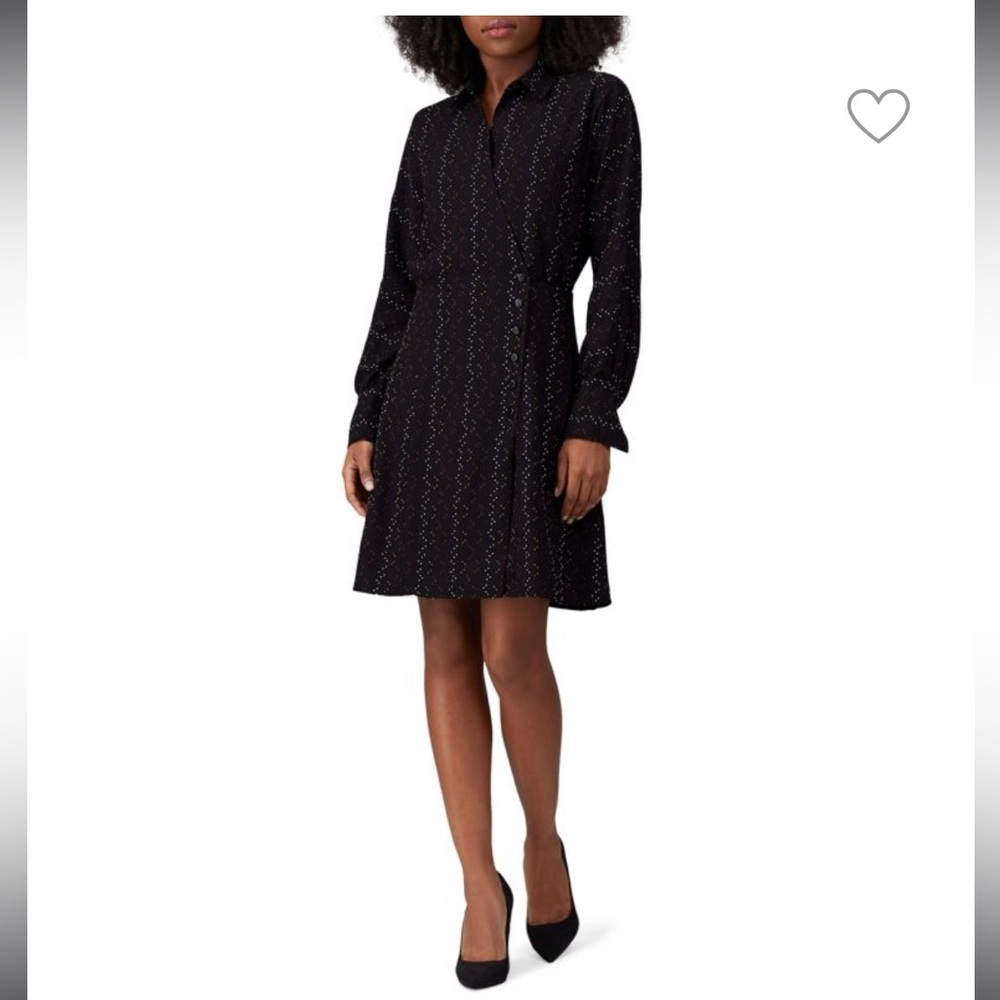 Equipment new without tags black long sleeve dress size small